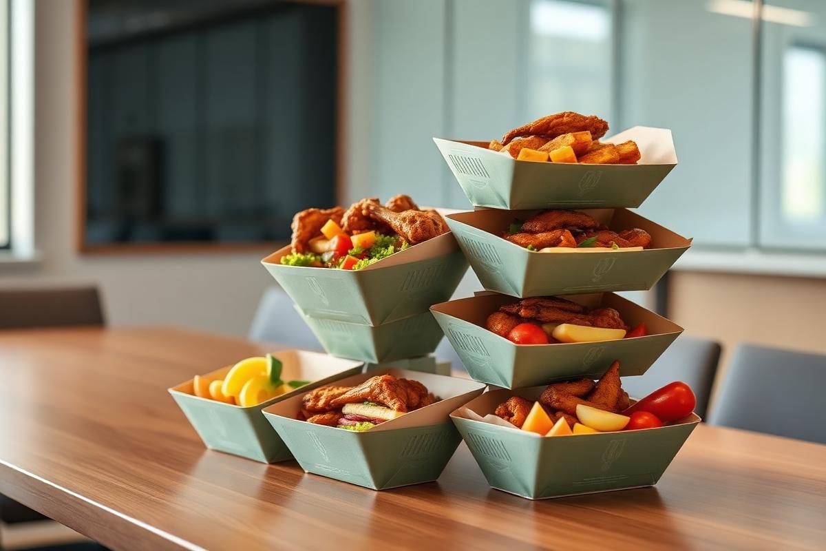 How to plan an office lunch for 60 people