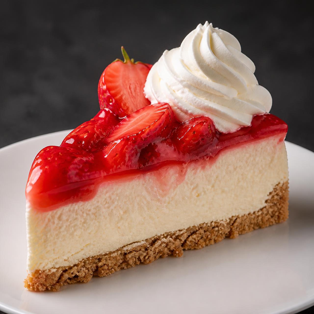 Strawberry cheesecake slice available at TT Lunch Kit